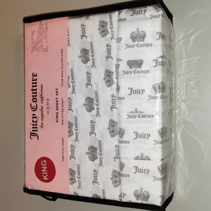 Juicy Couture king size sheet set